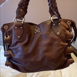 Brown Michael by Michael Kors leather handbag